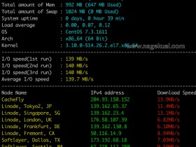 Bench.sh测试脚本Linux服务器或VPS一键测速