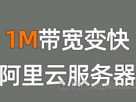 阿里云服务器1M带宽怎么变快?