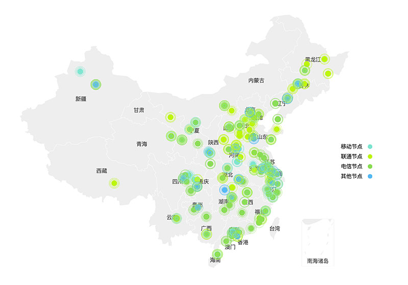 百度云CDN节点